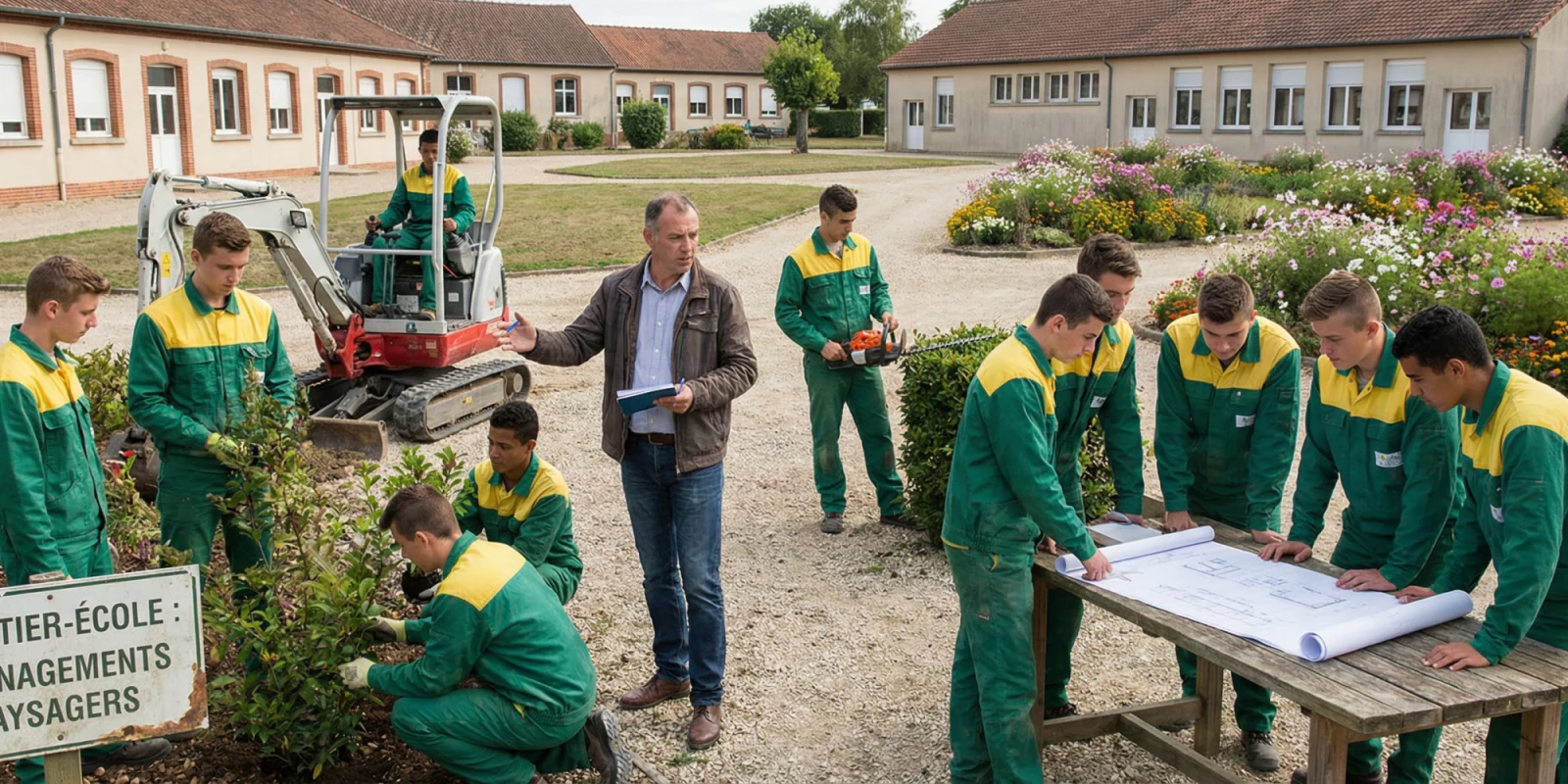Programme Bac Pro AP : Matières, Compétences Paysagères et Débouchés en 1ère Année